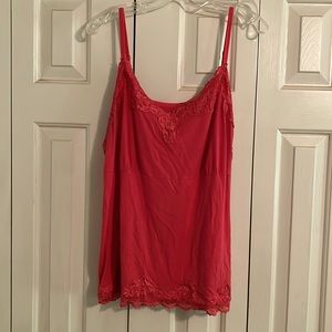 Lane Bryant 22/24 Lace Pink Camisole